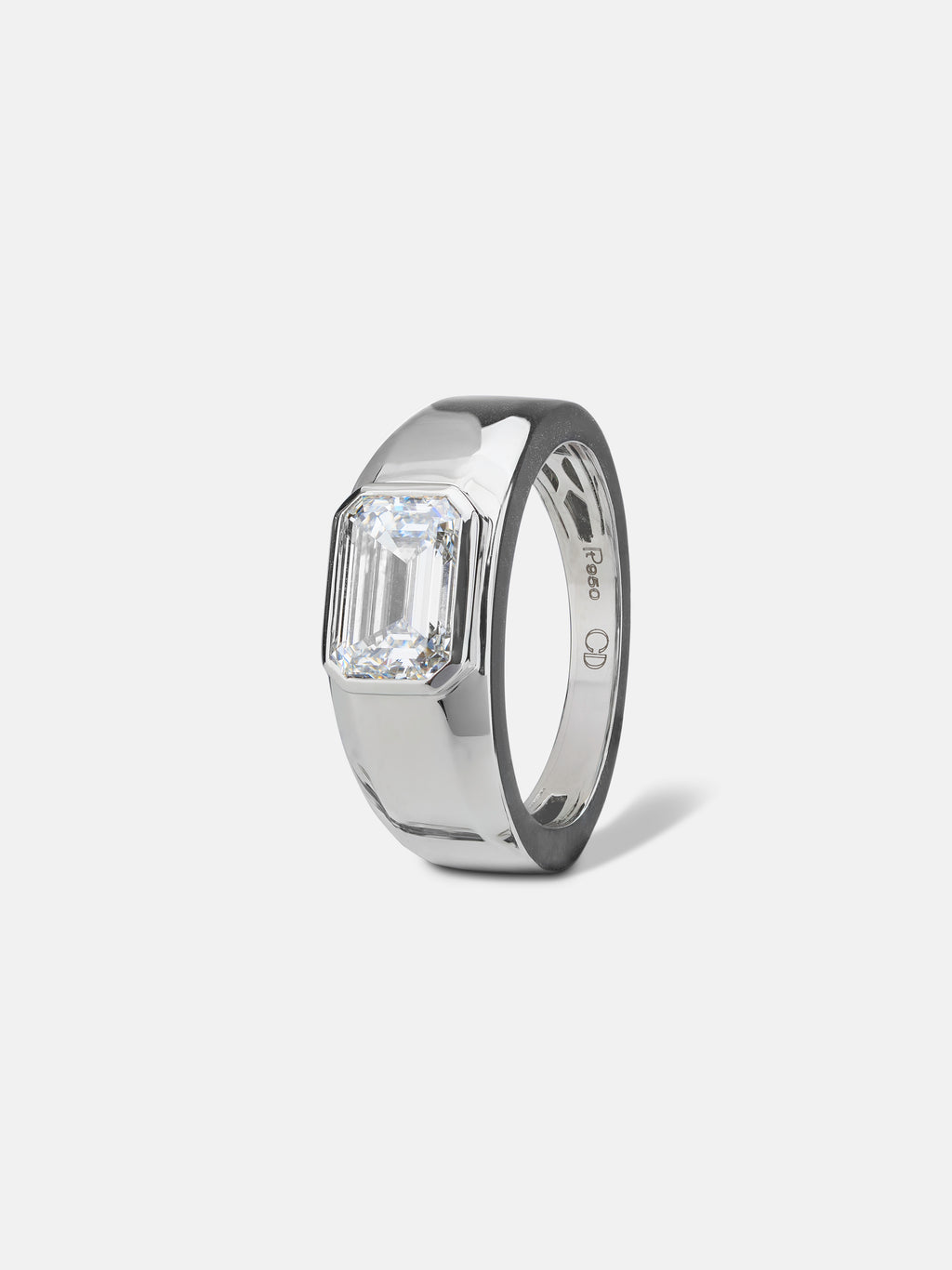 Emerald Cut Diamond Band