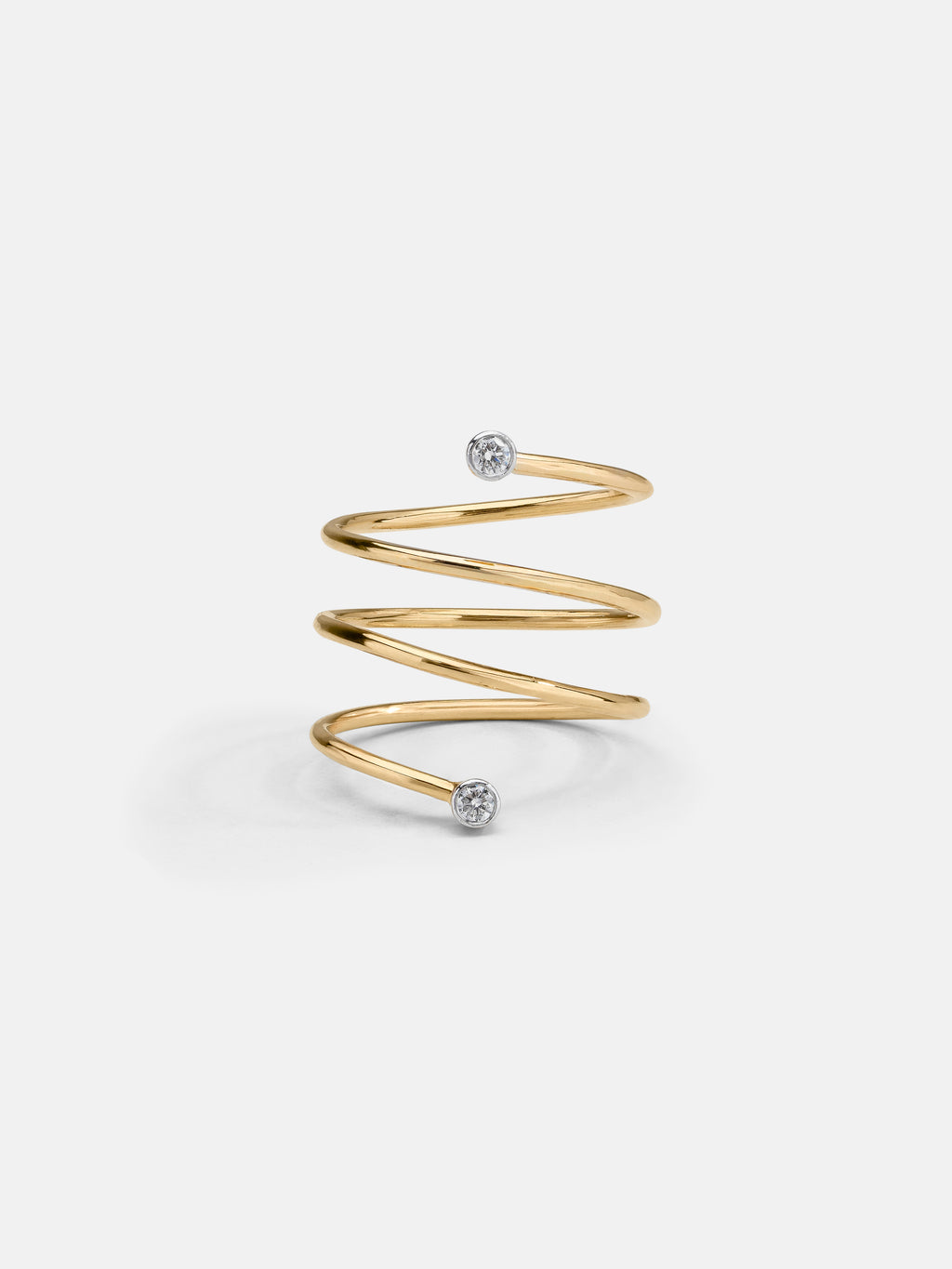 Diamond Coil Small Ring