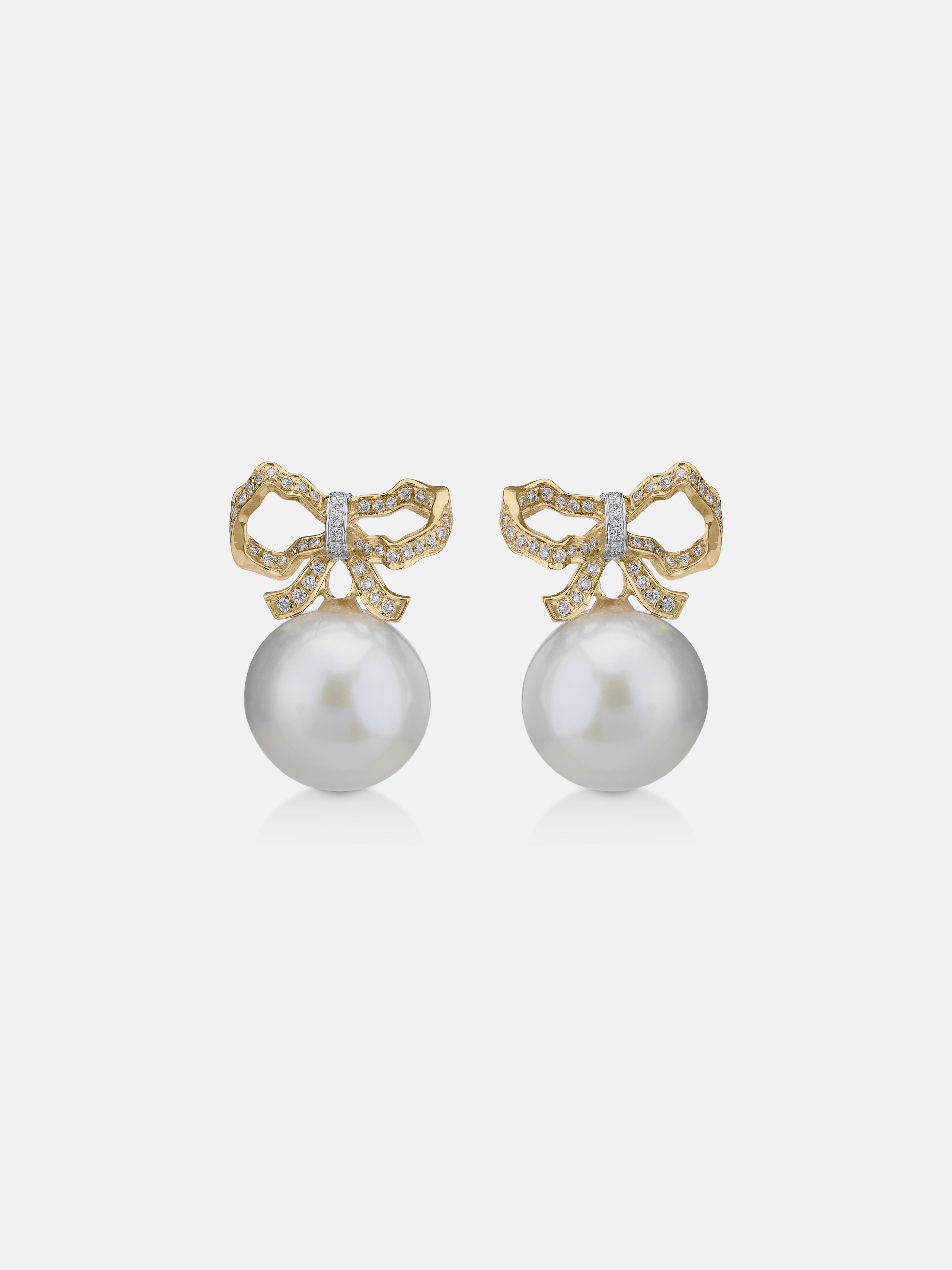 Juliette Bow Drop Earrings