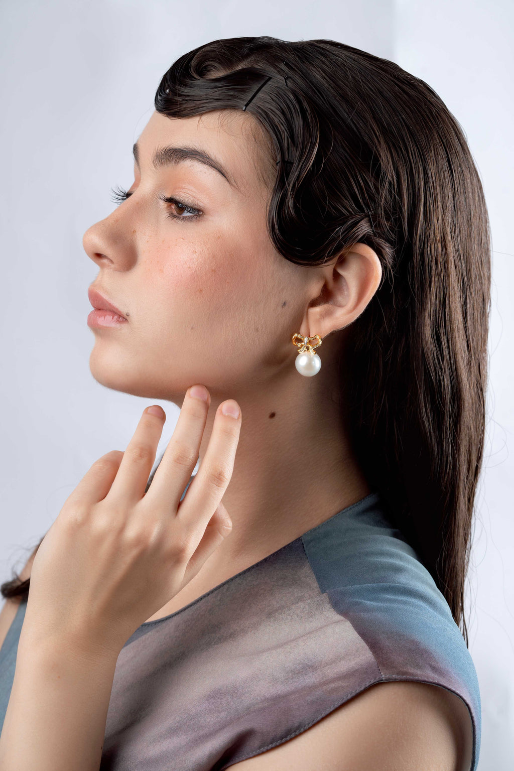 Juliette Bow Drop Earrings