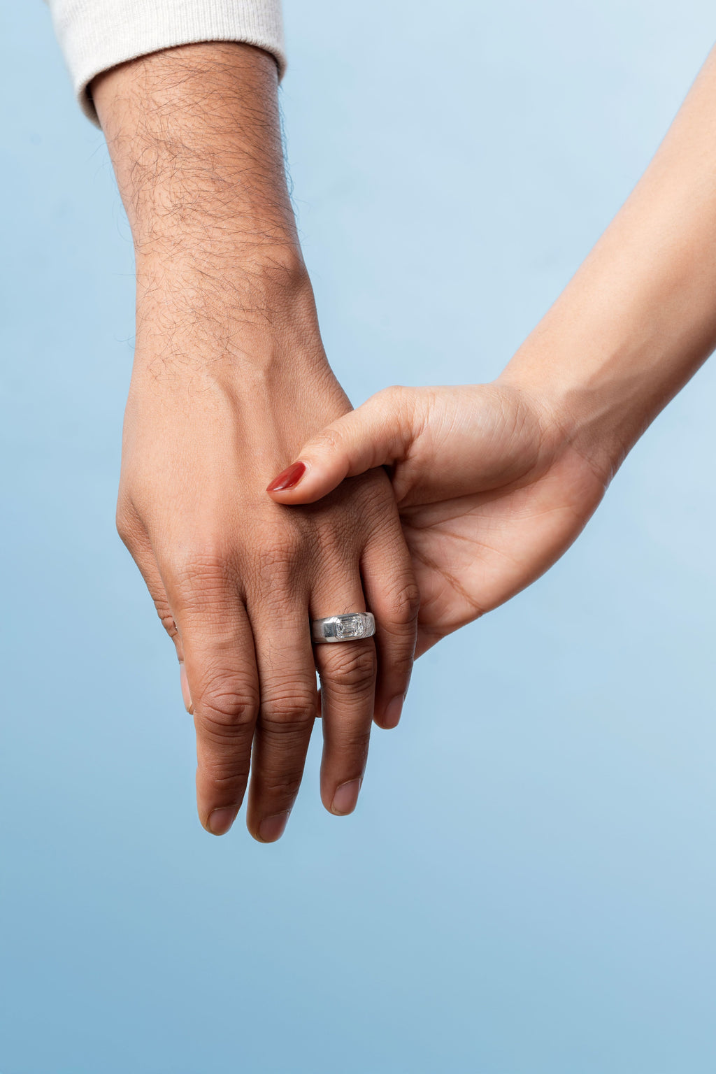 Emerald Cut Diamond Band